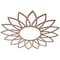 Ekena Millwork Daisy Wood Fretwork Pierced Ceiling Medallion, Wood (Paint Grade), 34"OD x 11 7/8"ID x 3/8"T CMWP34X34X0375DAMF - alternate 5